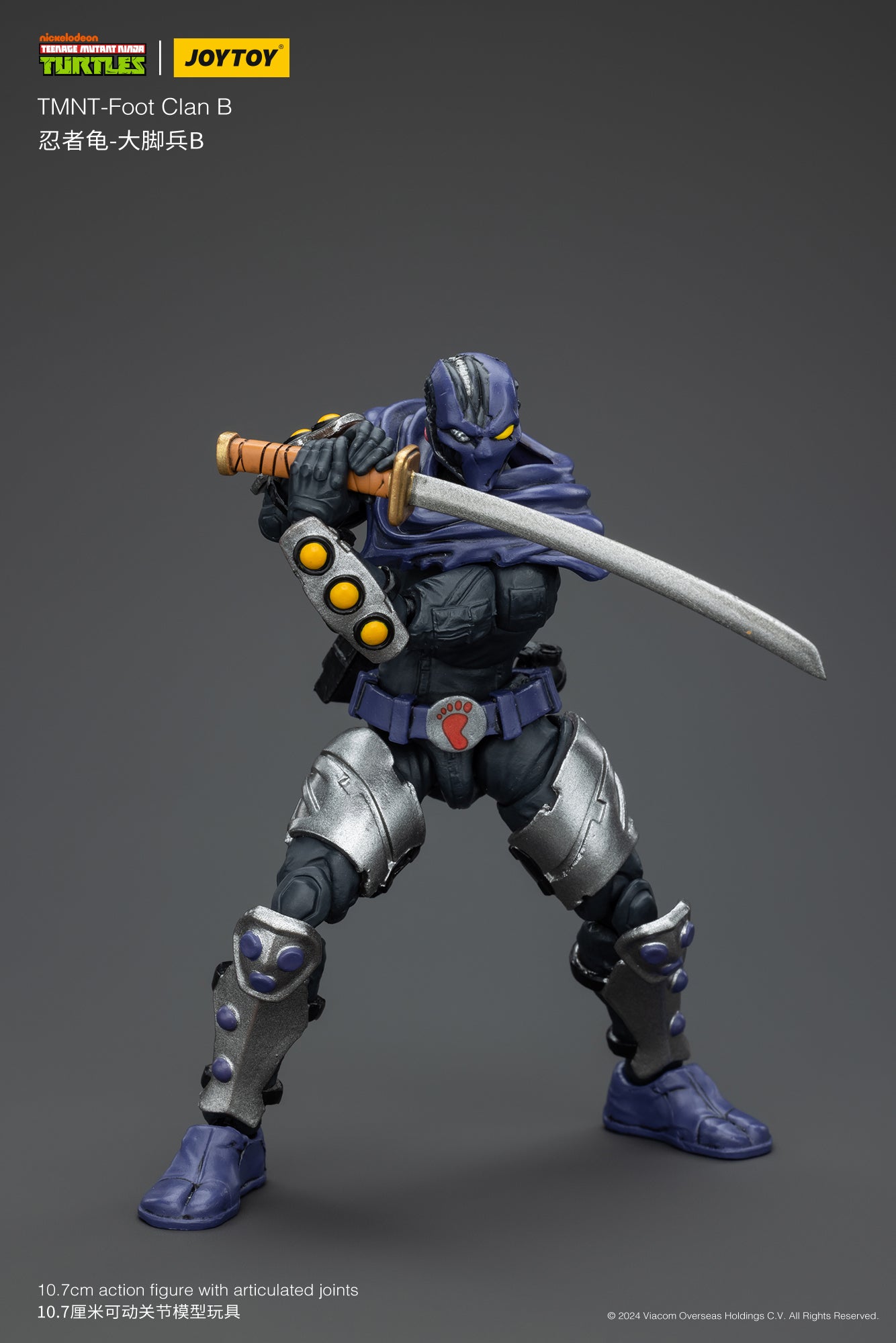 JOYTOY TMNT 1/18 Action Figure TMNT Foot Clan B Collection Model Birthday Gifts JT00171