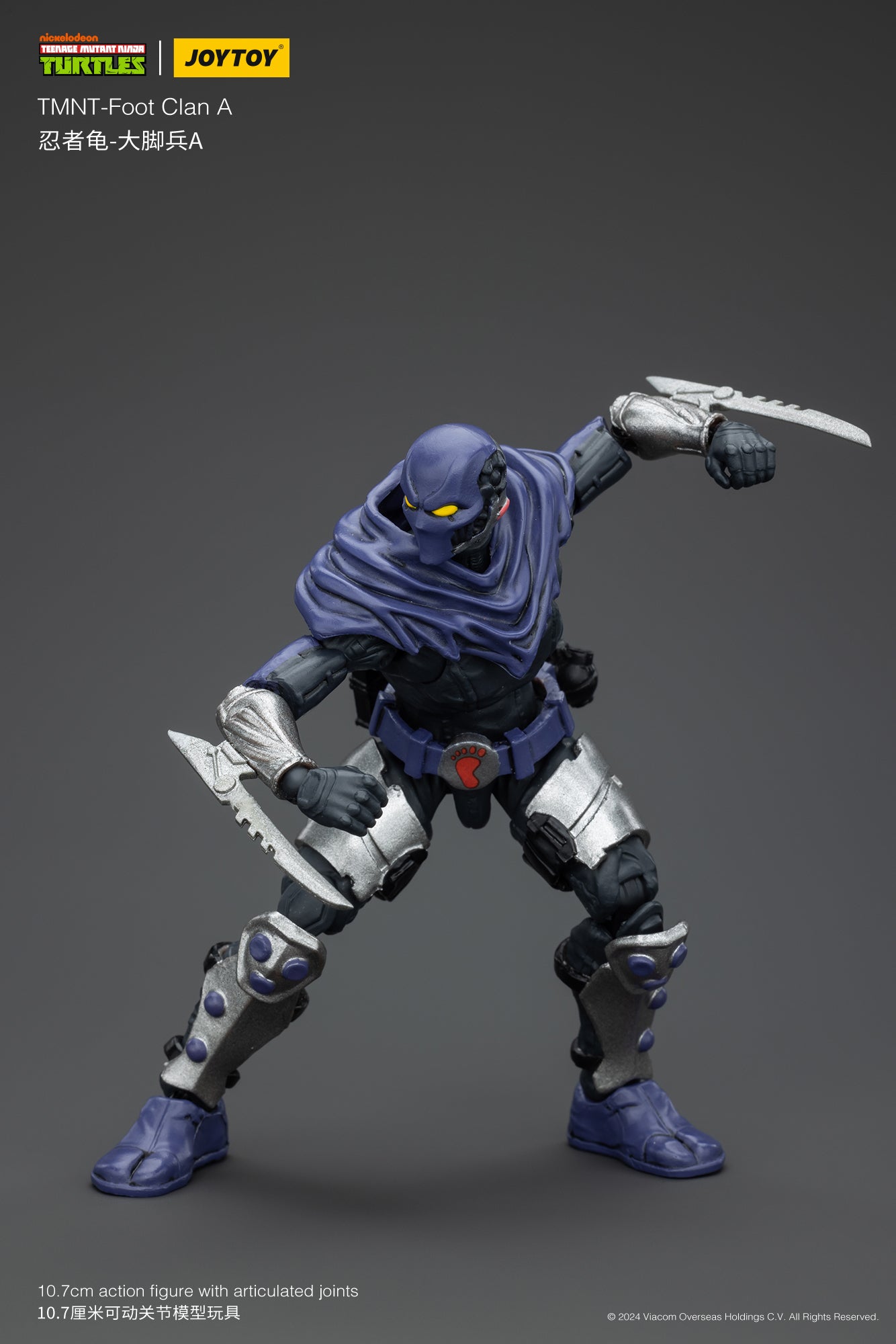 JOYTOY TMNT 1/18 Action Figure TMNT Foot Clan A Collection Model Birthday Gifts JT00164