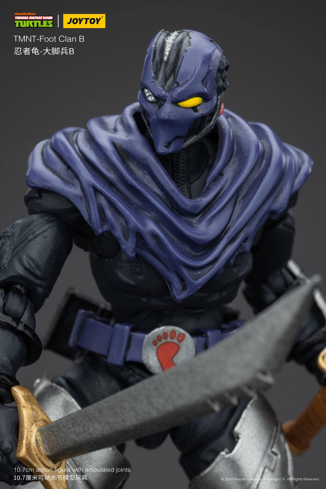 JOYTOY TMNT 1/18 Action Figure TMNT Foot Clan B Collection Model Birthday Gifts JT00171