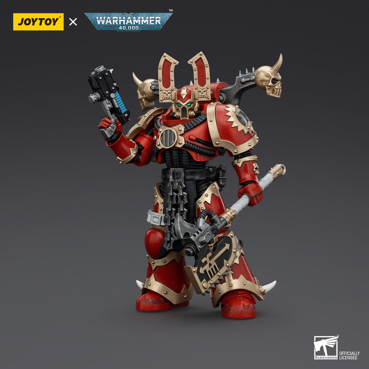 JOYTOY Action Figure 1/18 World Eaters Khorne Berzerker 3 Model Birthday Gifts