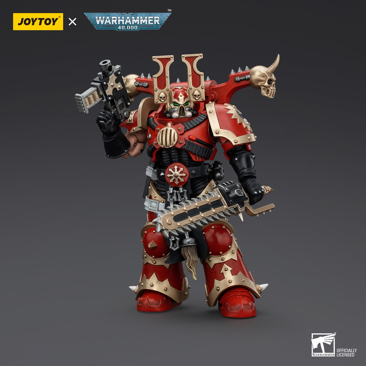 JOYTOY Action Figure 1/18 World Eaters Khorne Berzerker 5 Model Birthday Gifts