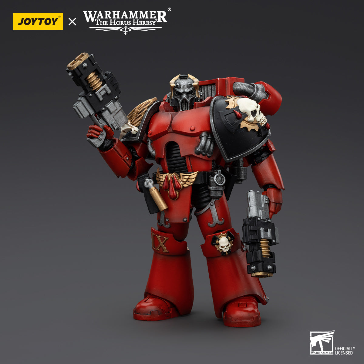 JOYTOY Action Figure 1/18 Blood Angels Angel's Tears Squad Arch-Erelim with Volkite Serpentas Model Birthday Gifts