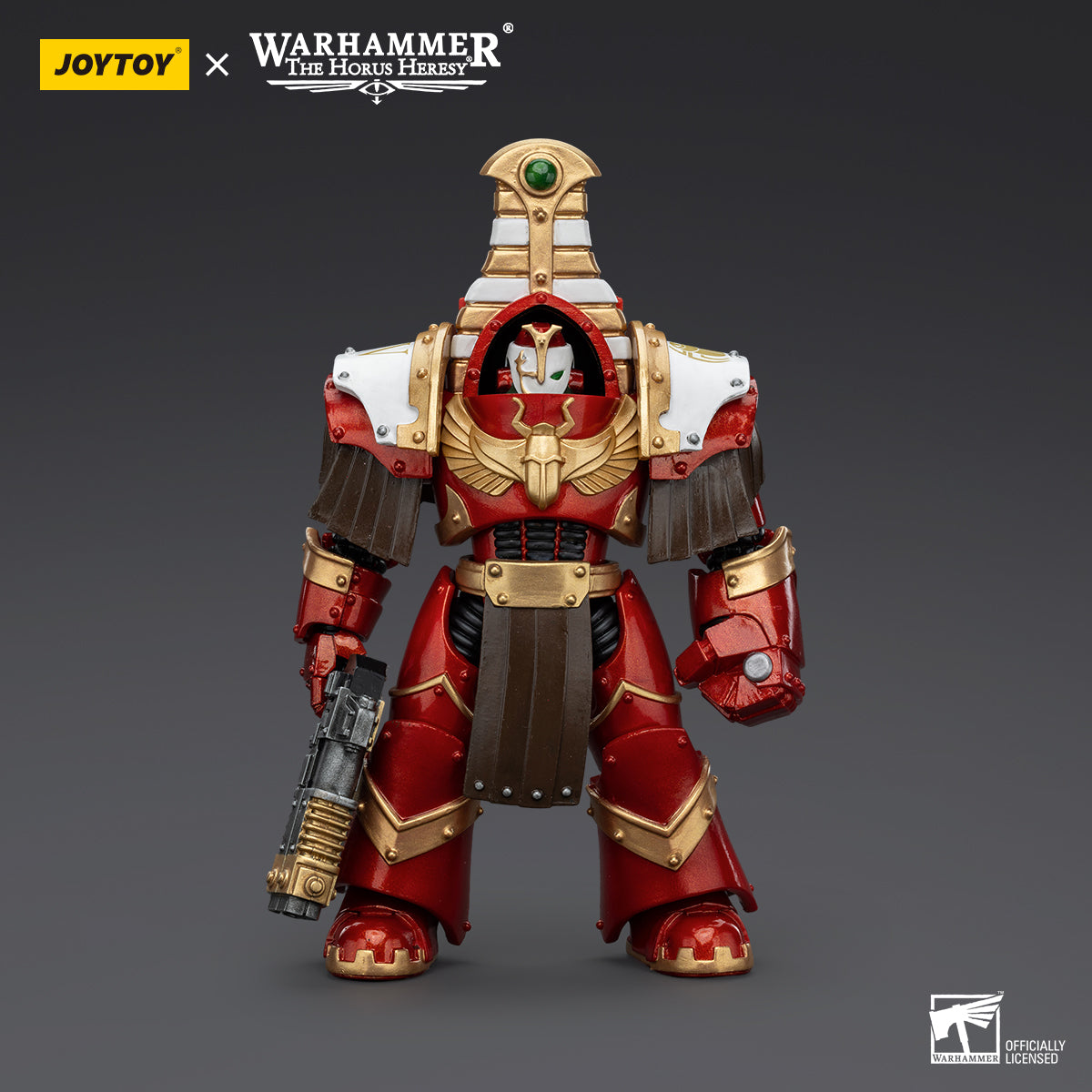 JOYTOY Action Figure 1/18 Thousand Sons Sekhmet Terminator Cabal Sekhmet Volkite Charger And Power Fist Model Birthday Gifts