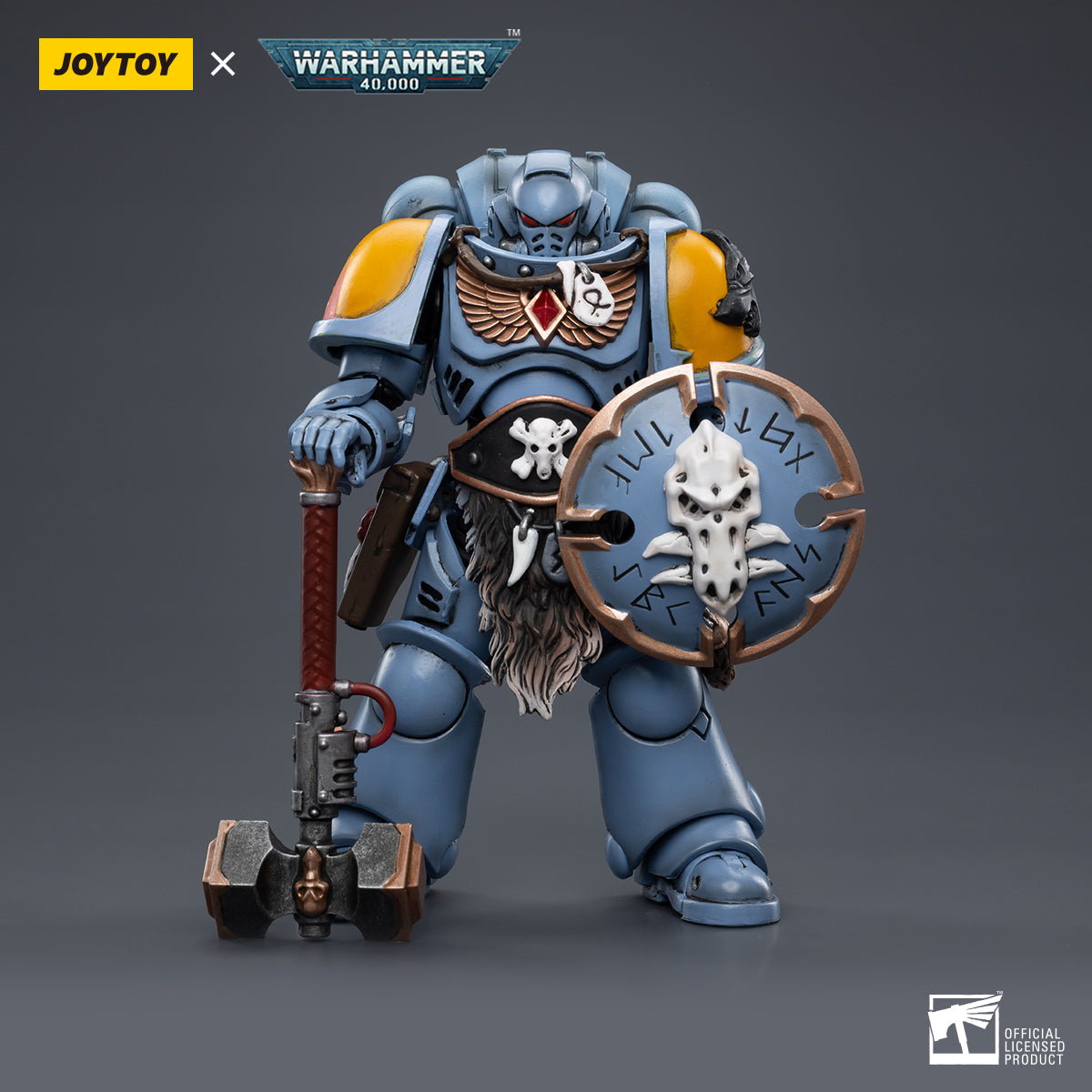 JOYTOY Action Figure 1/18 Space Wolves Claw Pack Sigyrr Stoneshield Model Birthday Gifts