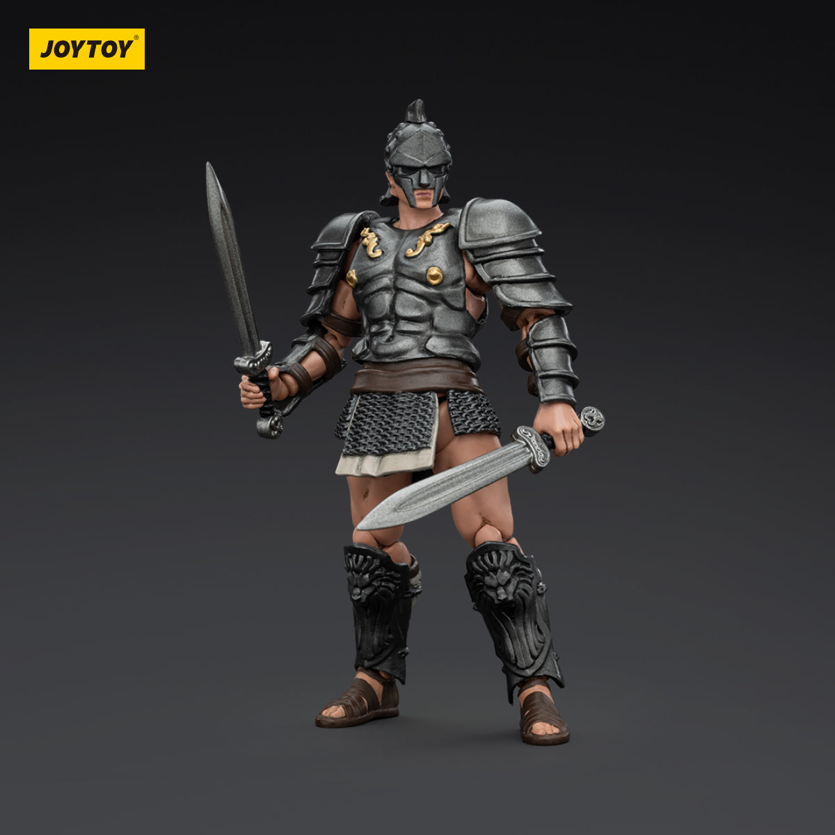 JOYTOY Action Figure 1/18 Roman Gladiator Dimachaerus Gladiator Model Birthday Gifts