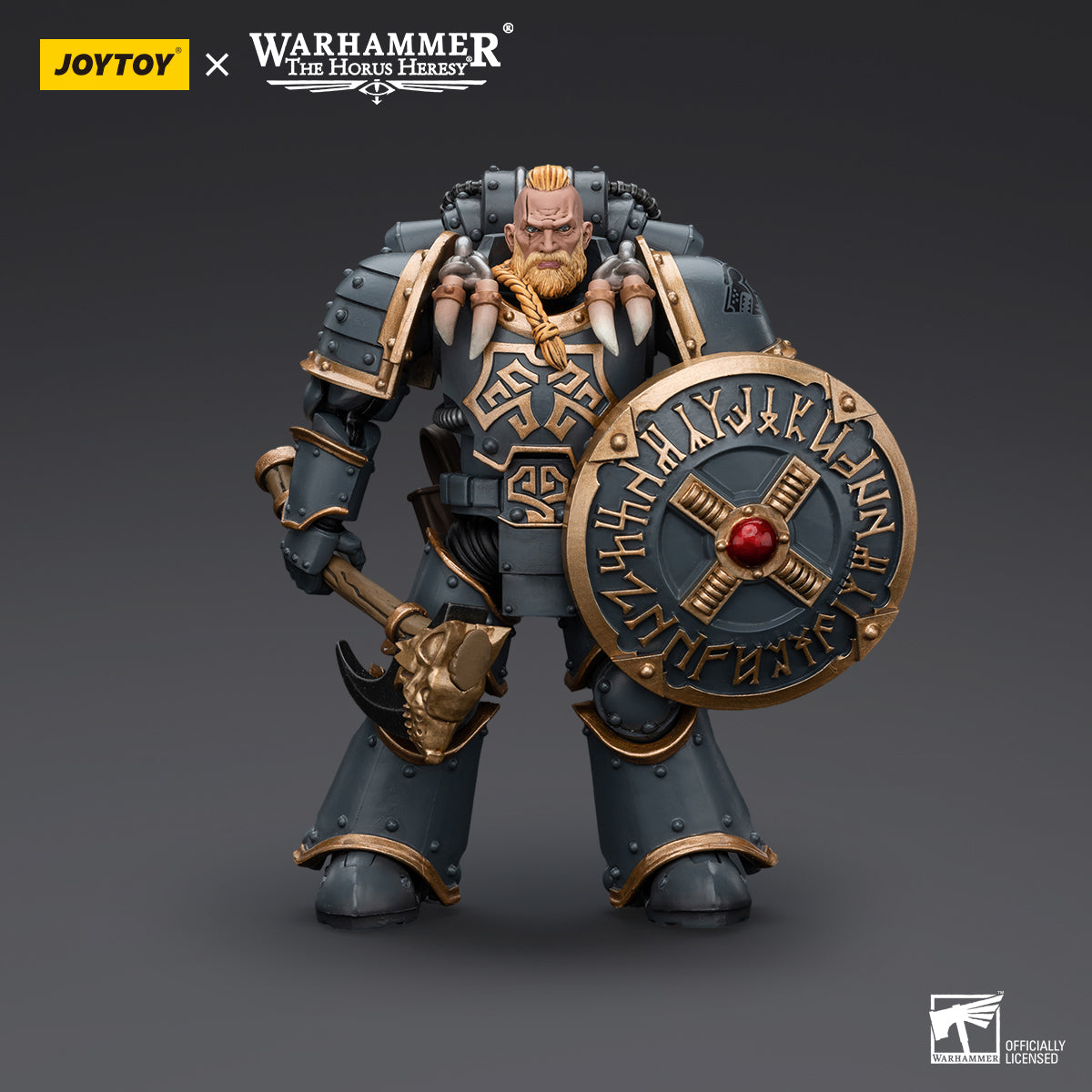 JOYTOY Action Figure 1/18 Space Wolves Gray Slayer Pack Gray Slayer 1 Model Birthday Gifts