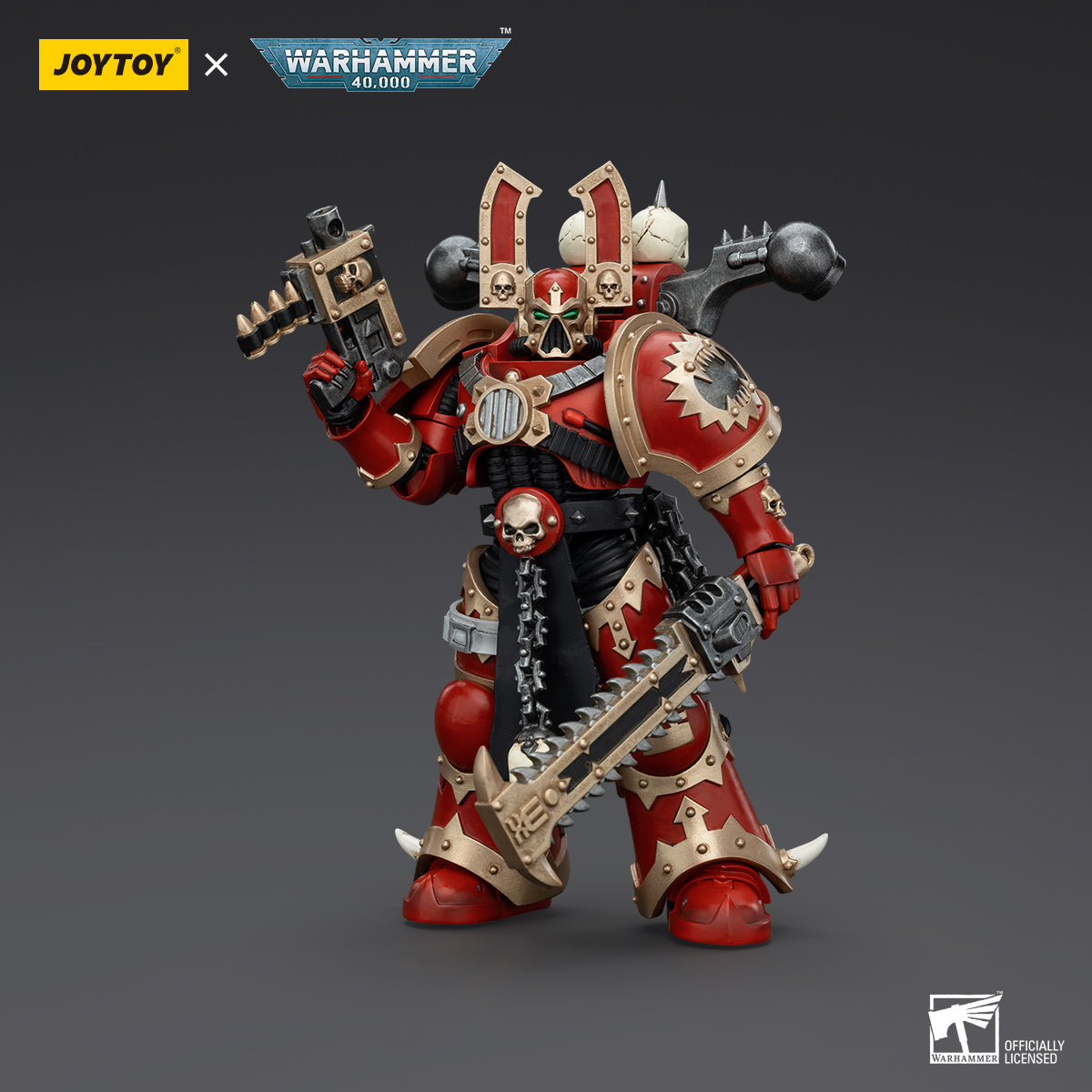 JOYTOY Action Figure 1/18 World Eaters Khorne Berzerker 6 Model Birthday Gifts