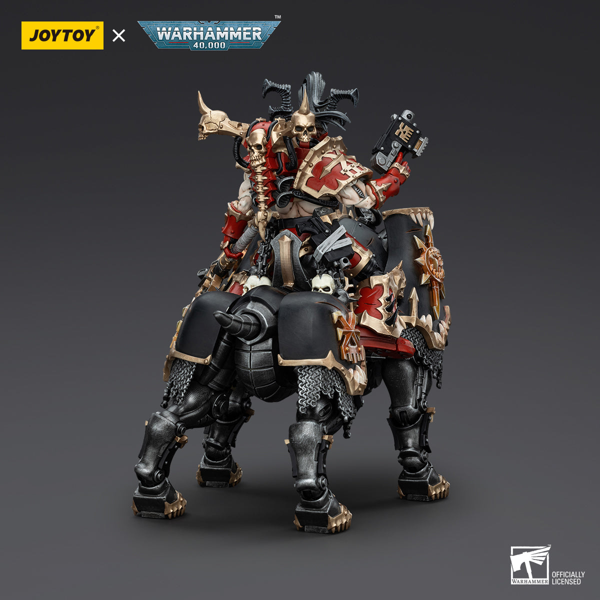 JOYTOY Action Figure 1/18 World Eaters Lord Invocatus Model Birthday Gifts
