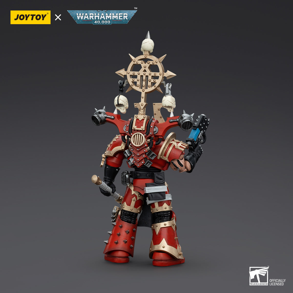 JOYTOY Warhammer 40K World Eaters Khorne Berzerker with Berzerker lcon