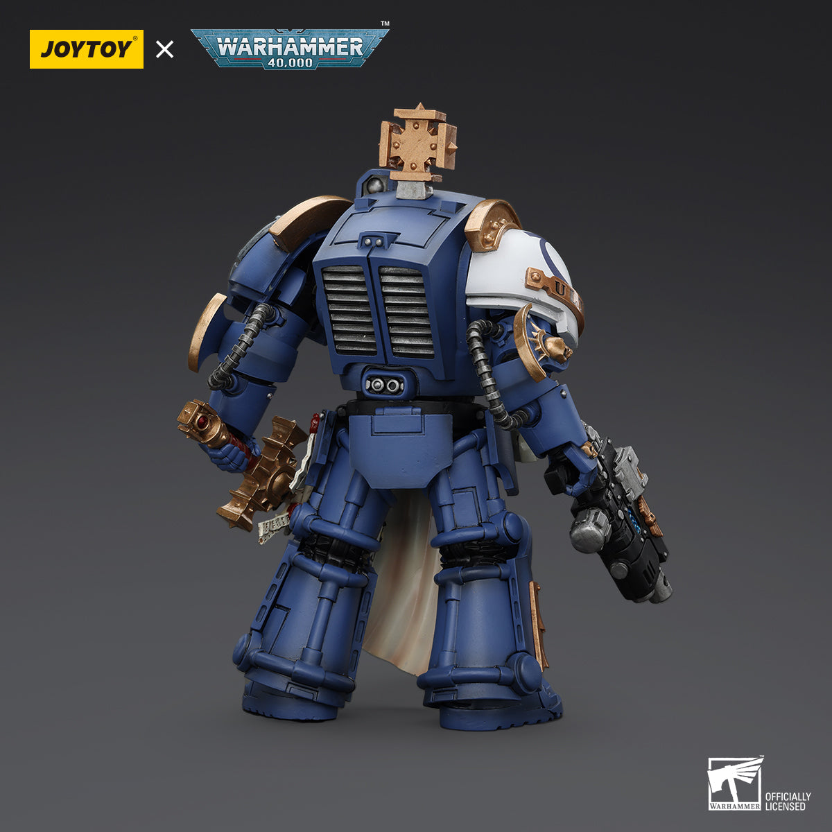 JOYTOY Action Figure 1/18 Ultramarines Captain In Terminator Armor Model Birthday Gifts