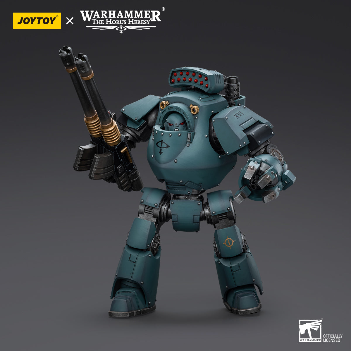 JOYTOY Action Figure 1/18 Sons of Horus Contemptor Dreadnought with Gravis Autocannon Model Birthday Gifts