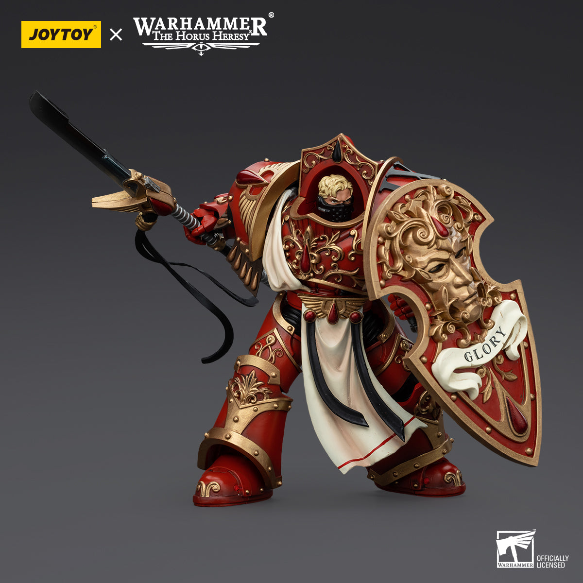 JOYTOY Action Figure 1/18 Blood Angels Crimson Paladins Squad Crimson Exemplar Model Birthday Gifts