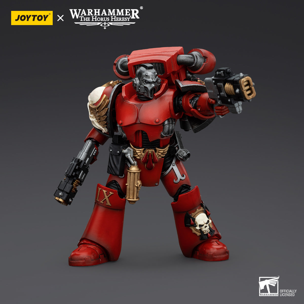 JOYTOY Action Figure 1/18 Blood Angels Angel's Tears Squad Erelim with Volkite Serpentas Model Birthday Gifts