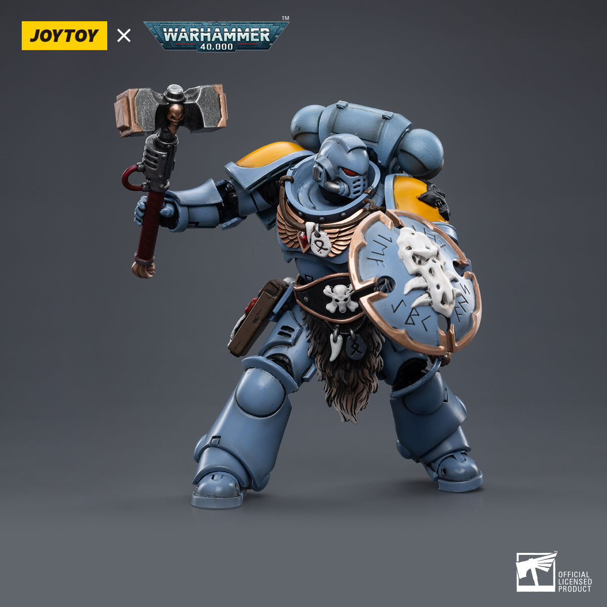 JOYTOY Action Figure 1/18 Space Wolves Claw Pack Sigyrr Stoneshield Model Birthday Gifts