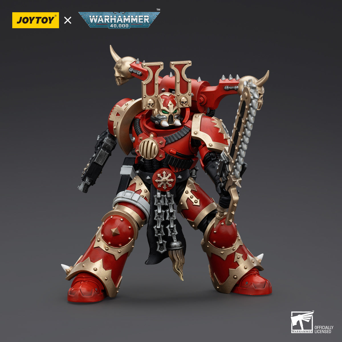 JOYTOY Action Figure 1/18 World Eaters Khorne Berzerker 5 Model Birthday Gifts