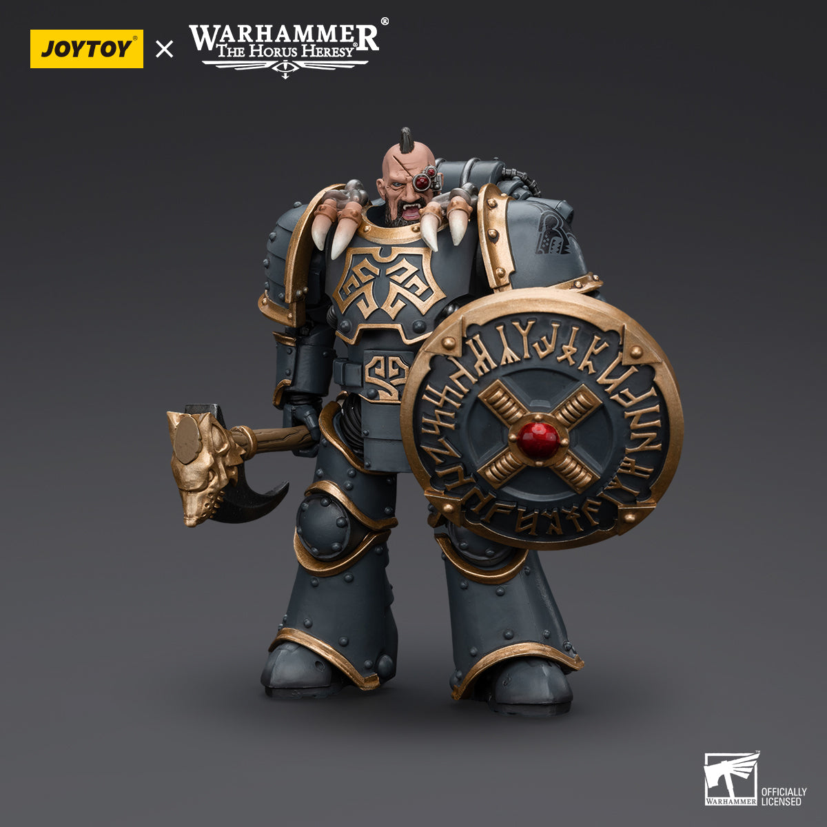 JOYTOY Action Figure 1/18 Space Wolves Gray Slayer Pack Huscarl Model Birthday Gifts