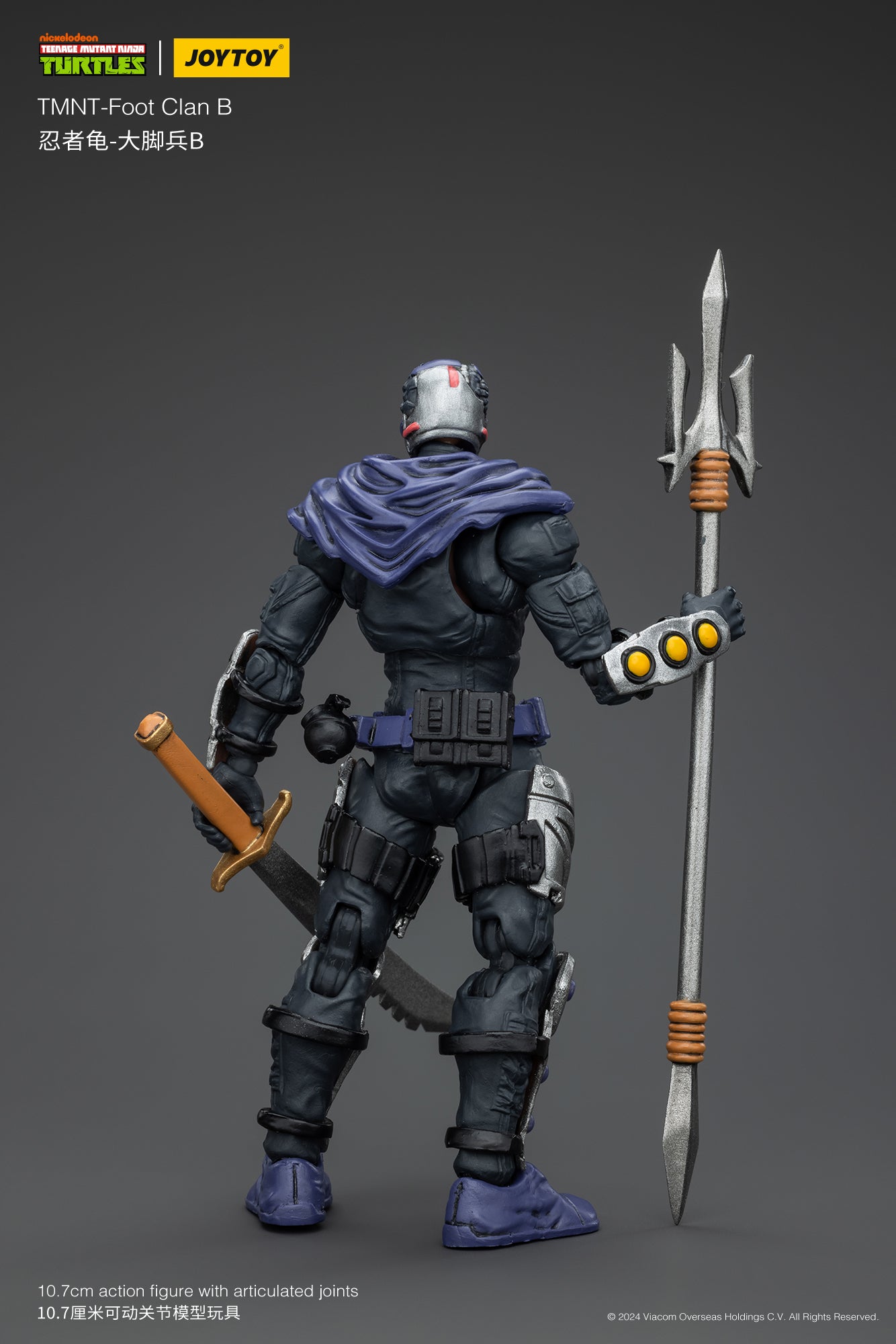 JOYTOY TMNT 1/18 Action Figure TMNT Foot Clan B Collection Model Birthday Gifts JT00171