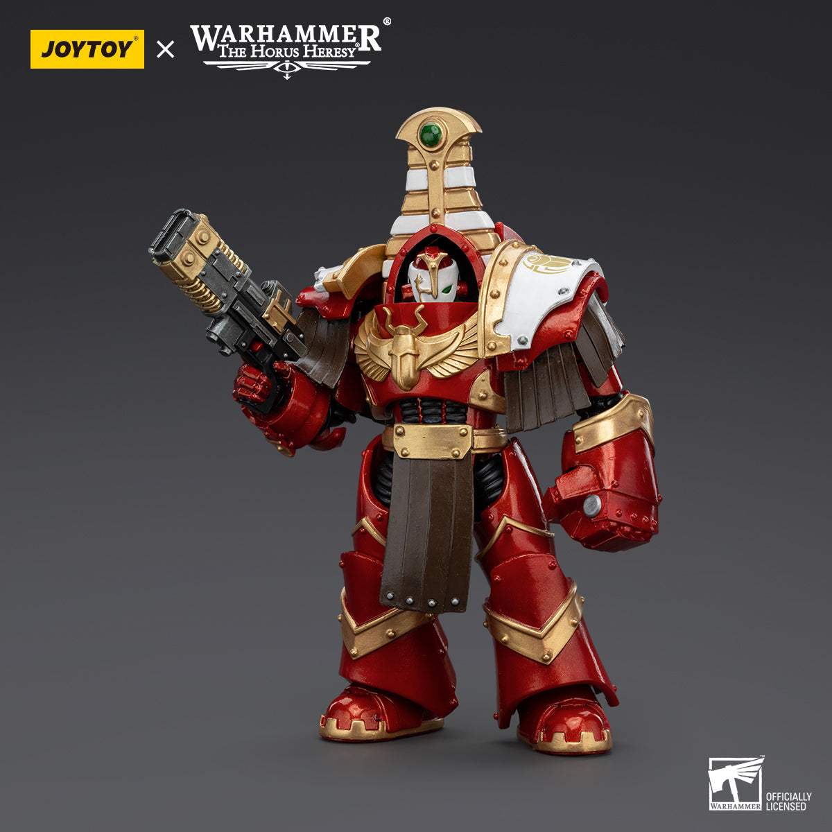 JOYTOY Action Figure 1/18 Thousand Sons Sekhmet Terminator Cabal Sekhmet Volkite Charger And Power Fist Model Birthday Gifts