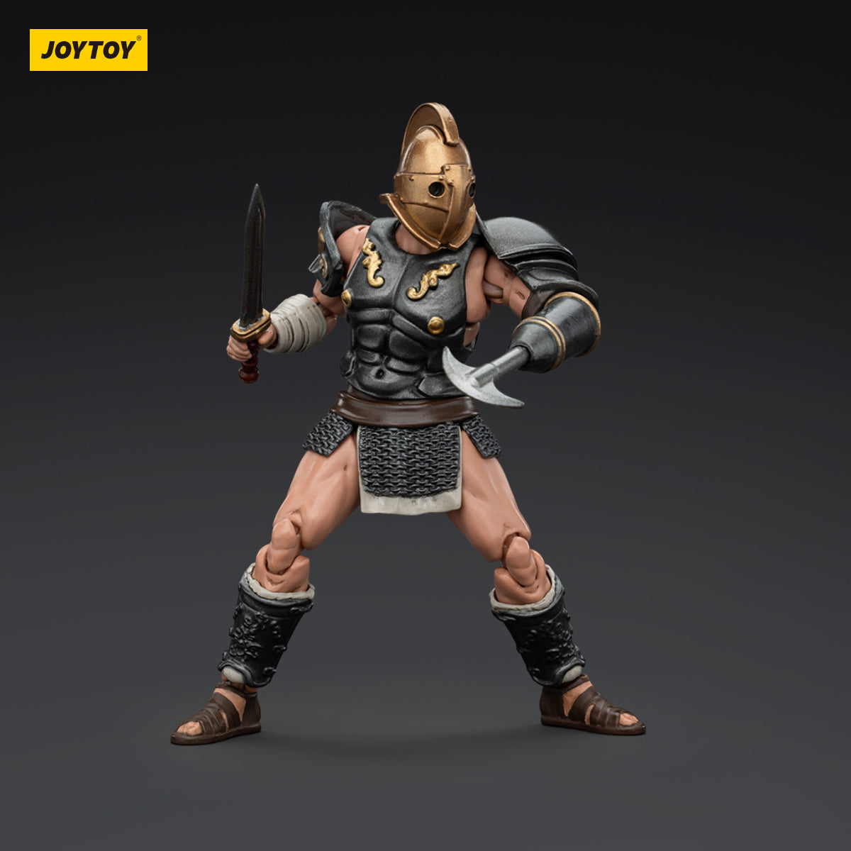 JOYTOY Action Figure 1/18 Roman Gladiator Secutor Gladiator Model Birthday Gifts