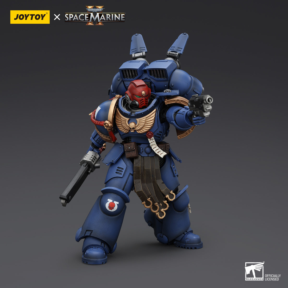 JOYTOY Action Figure 1/18 Ultramarines Sergeant Gadriel Model Birthday Gifts