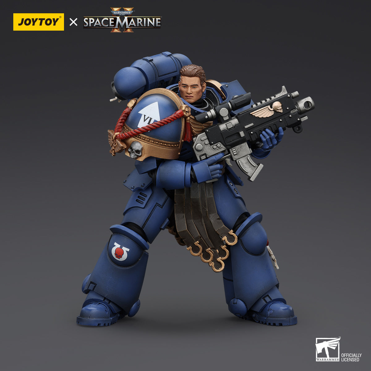 JOYTOY Action Figure 1/18 Ultramarines Sergeant Gadriel Model Birthday Gifts