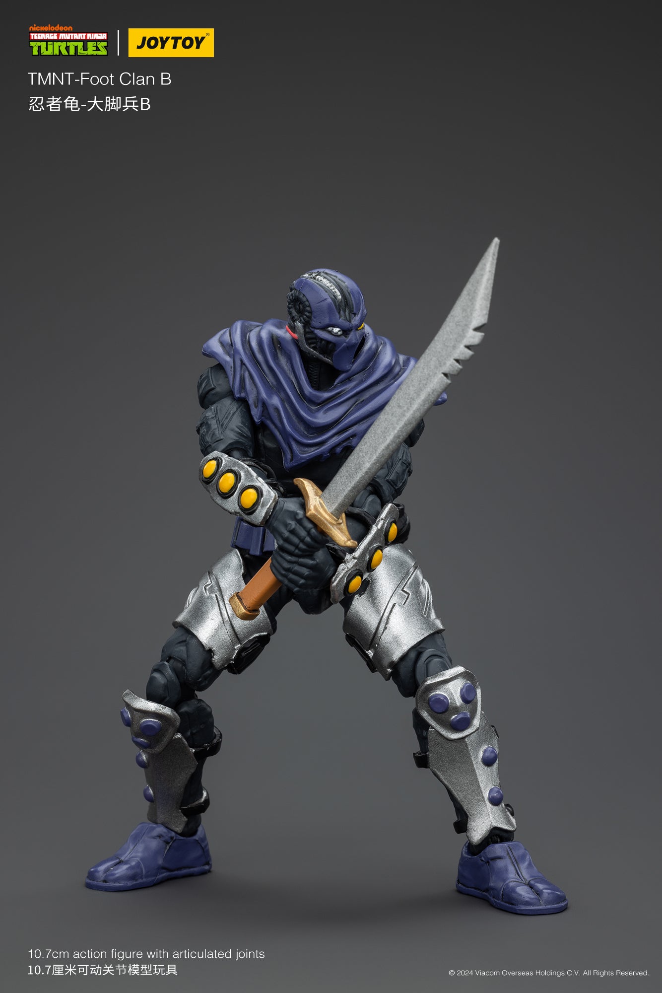 JOYTOY TMNT 1/18 Action Figure TMNT Foot Clan B Collection Model Birthday Gifts JT00171