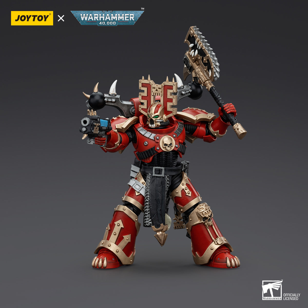 JOYTOY Action Figure 1/18 World Eaters Khorne Berzerker 4 Model Birthday Gifts