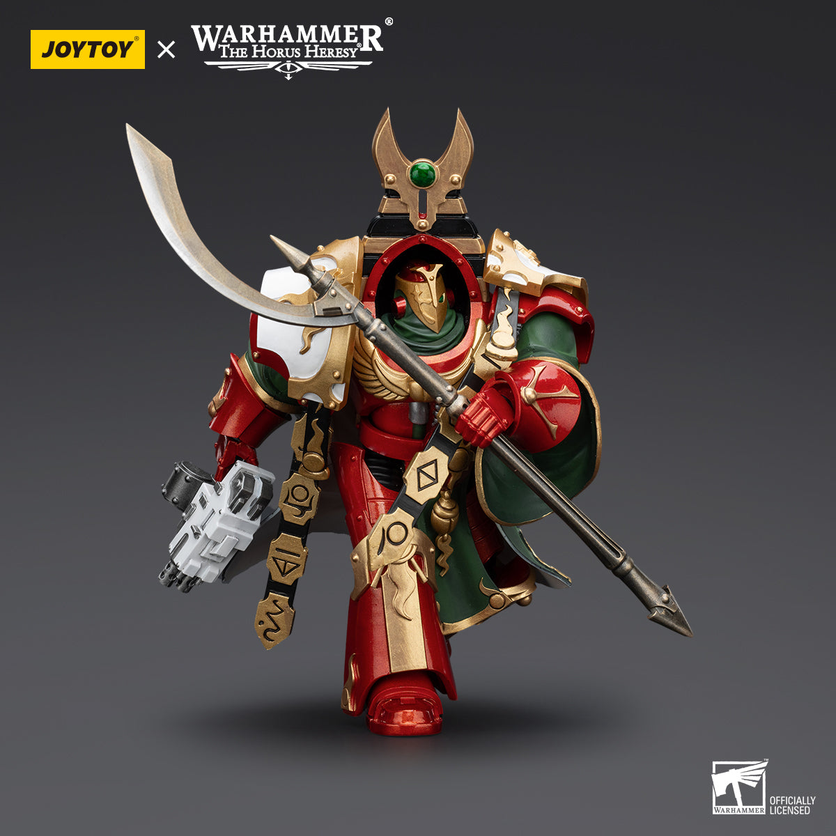 JOYTOY Action Figure 1/18 Thousand sons Legion Praetor in Cataphractii Terminator Armor Model Birthday Gifts