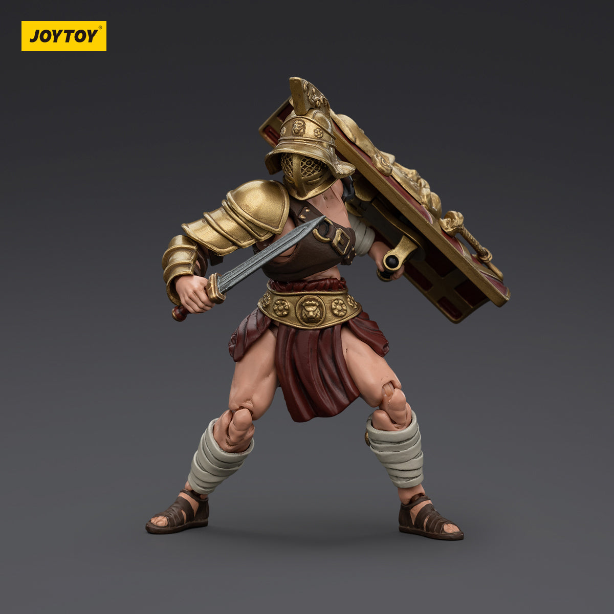 JOYTOY Action Figure 1/18 Roman Gladiator Murmillo Model Birthday Gifts
