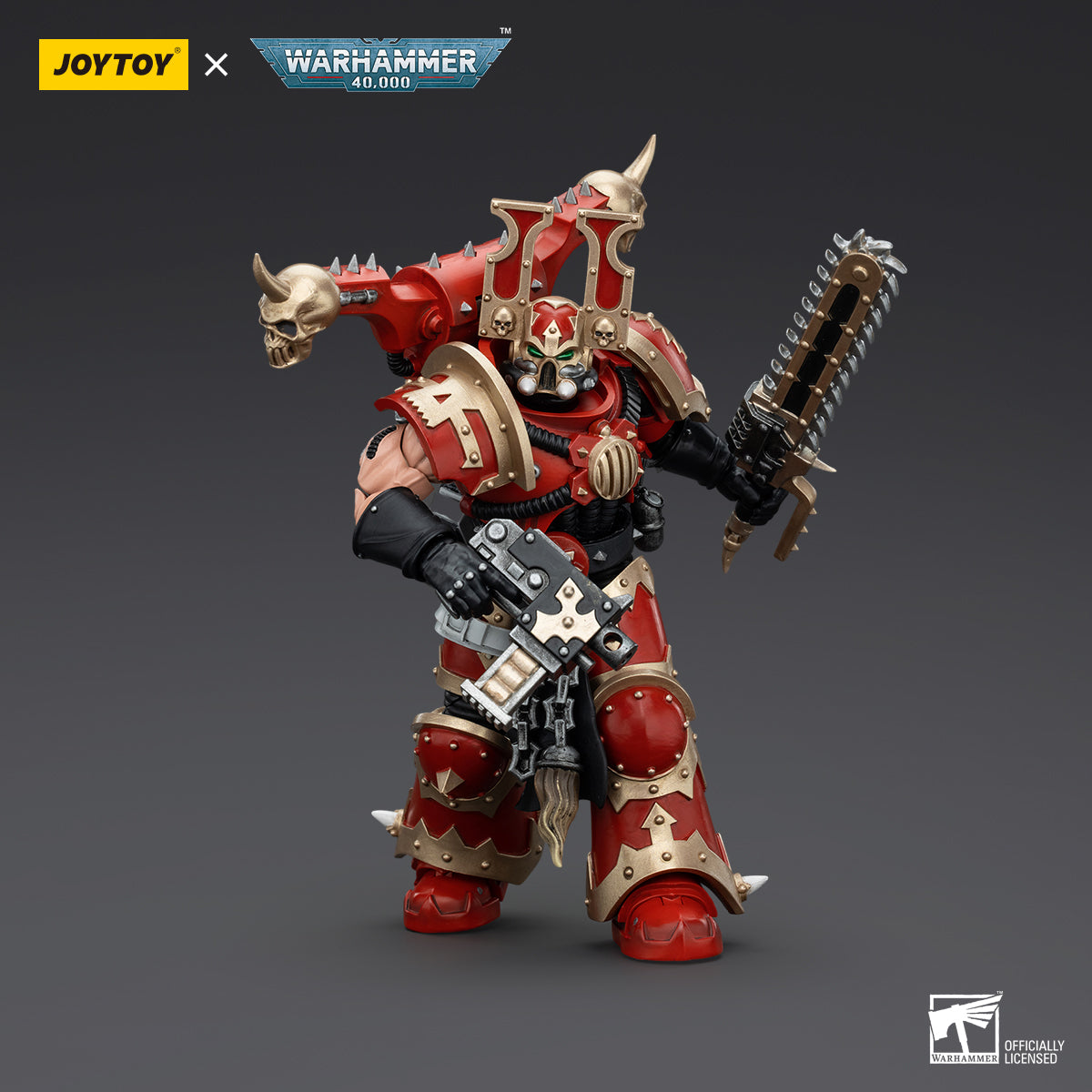 JOYTOY Action Figure 1/18 World Eaters Khorne Berzerker 5 Model Birthday Gifts