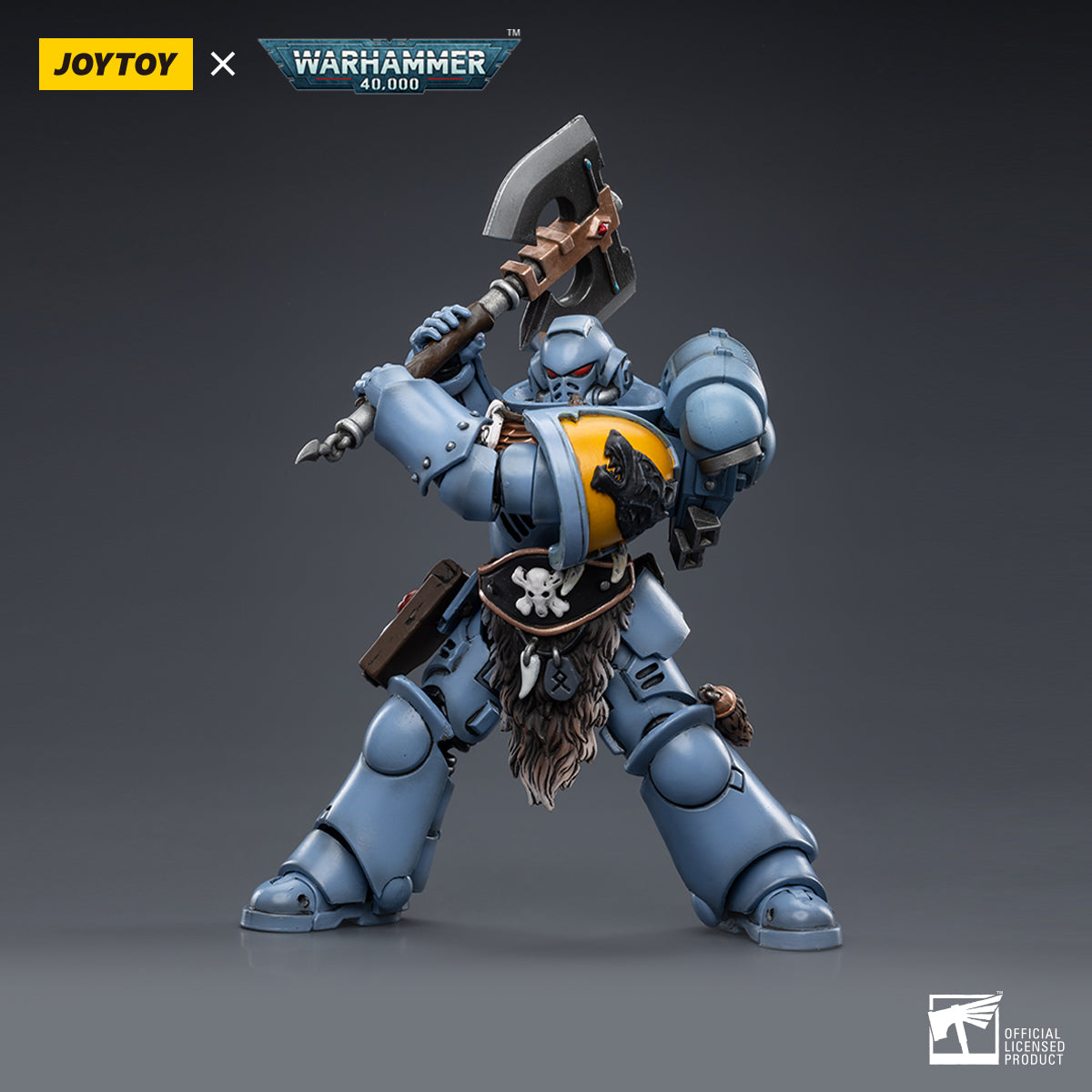 JOYTOY Action Figure 1/18 Space Wolves Claw Pack Sigyrr Stoneshield Model Birthday Gifts