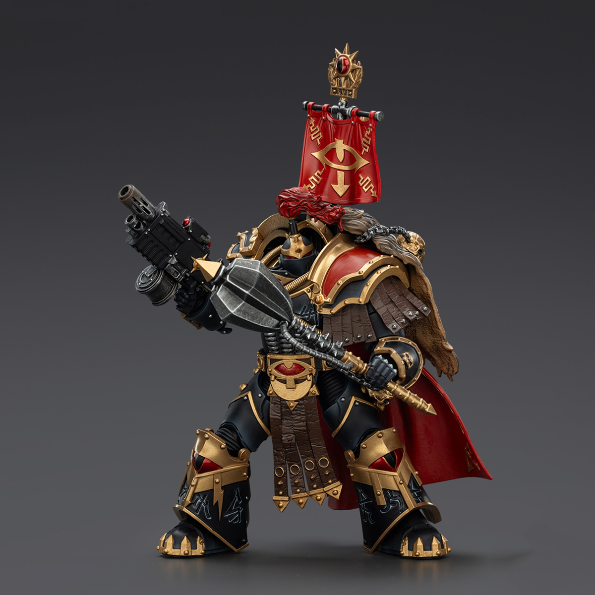 JOYTOY Warhammer The Horus Heresy 1/18 Action Figure Sons of Horus Legion Cataphractii Praetor with Combi-Melta and Power Maul Collection Model 15Age+ Birthday Gift Pre-Order
