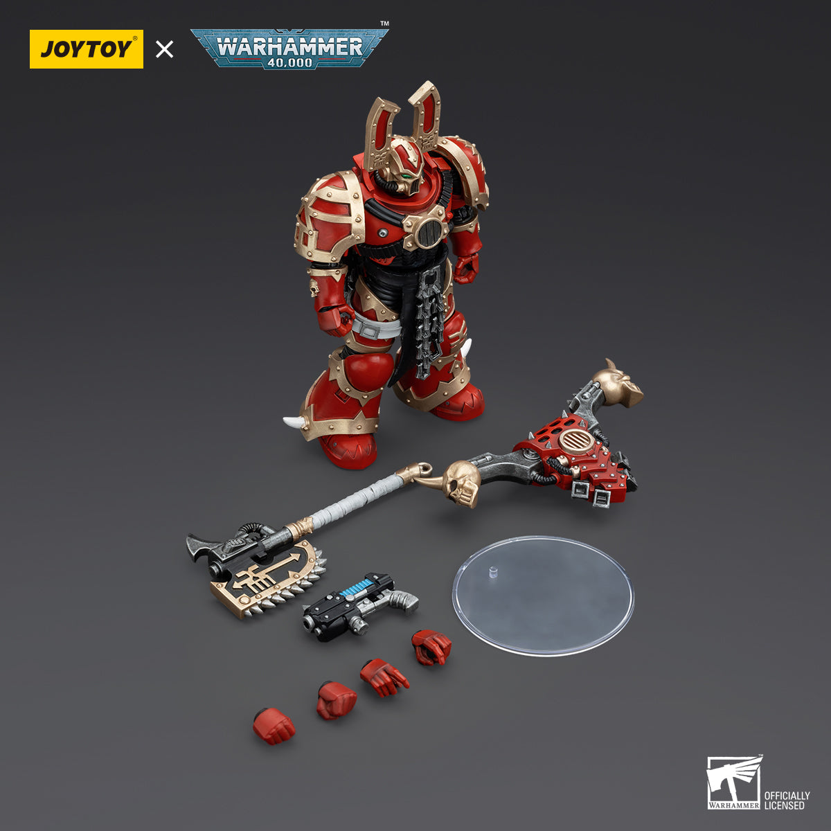 JOYTOY Action Figure 1/18 World Eaters Khorne Berzerker 3 Model Birthday Gifts