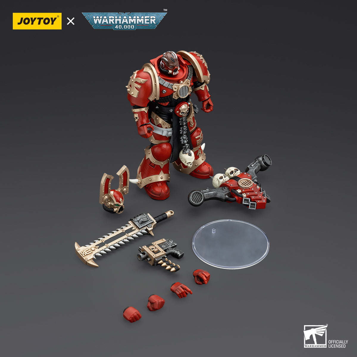 JOYTOY Action Figure 1/18 World Eaters Khorne Berzerker 6 Model Birthday Gifts