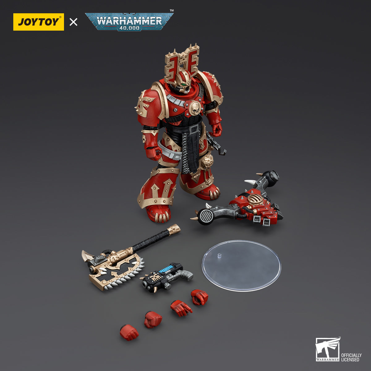 JOYTOY Action Figure 1/18 World Eaters Khorne Berzerker 4 Model Birthday Gifts