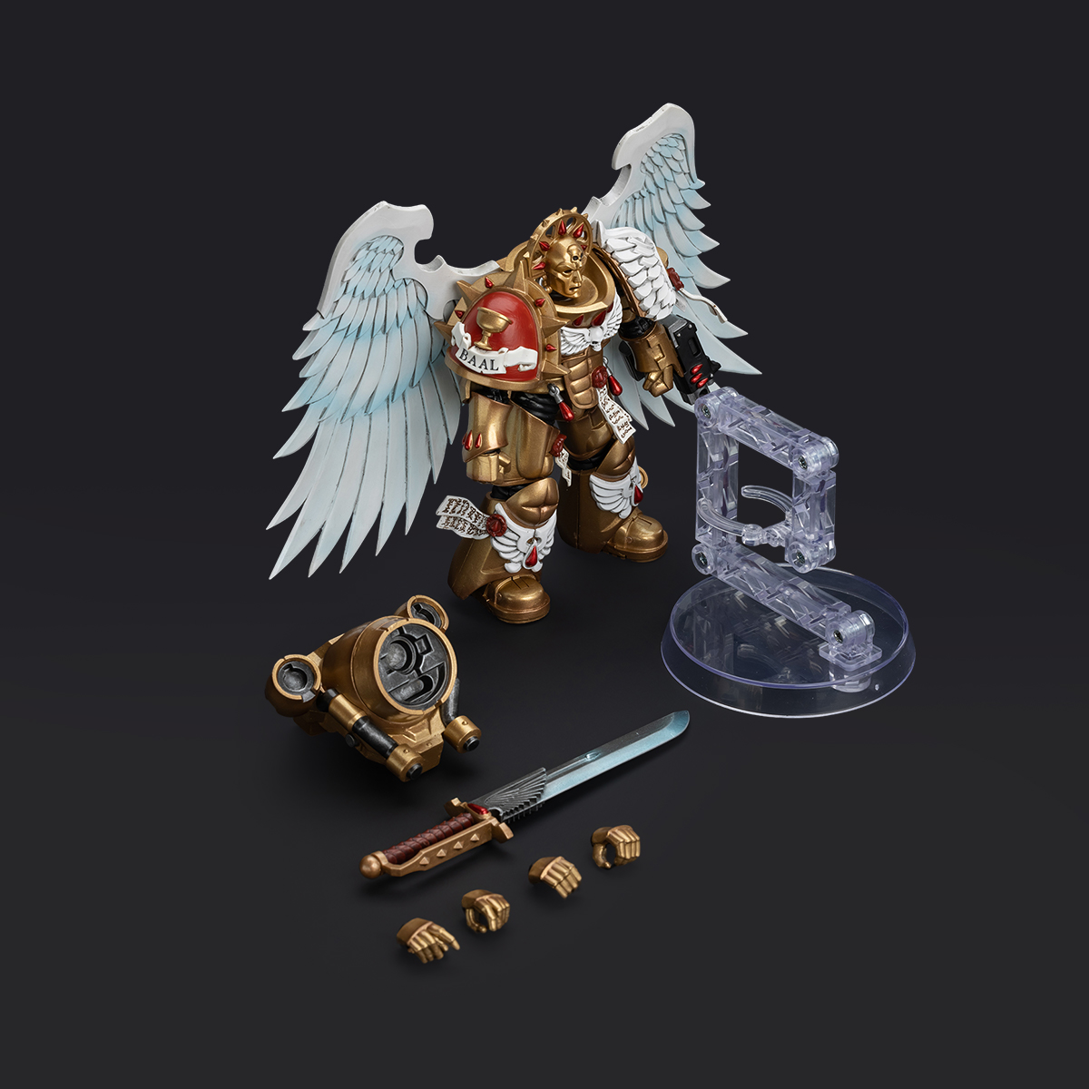 JOYTOY Warhammer 40,000 Blood Angels Sanguinary Guard with Encarmine Sword 1