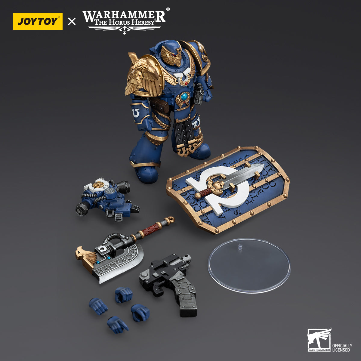 JOYTOY Action Figure 1/18 Blood Angels Angel's Tears Squad Arch-Erelim with Volkite Serpentas Model Birthday Gifts