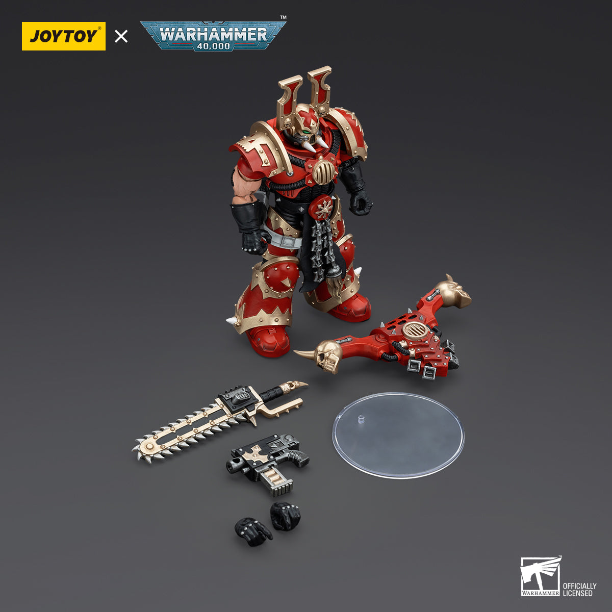 JOYTOY Action Figure 1/18 World Eaters Khorne Berzerker 5 Model Birthday Gifts