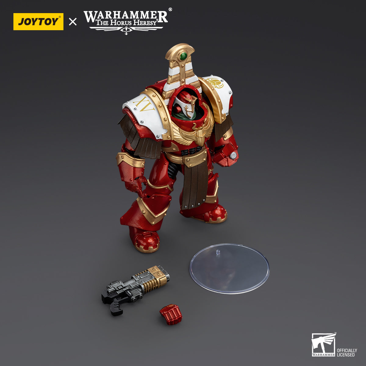 JOYTOY Action Figure 1/18 Thousand Sons Sekhmet Terminator Cabal Sekhmet Volkite Charger And Power Fist Model Birthday Gifts