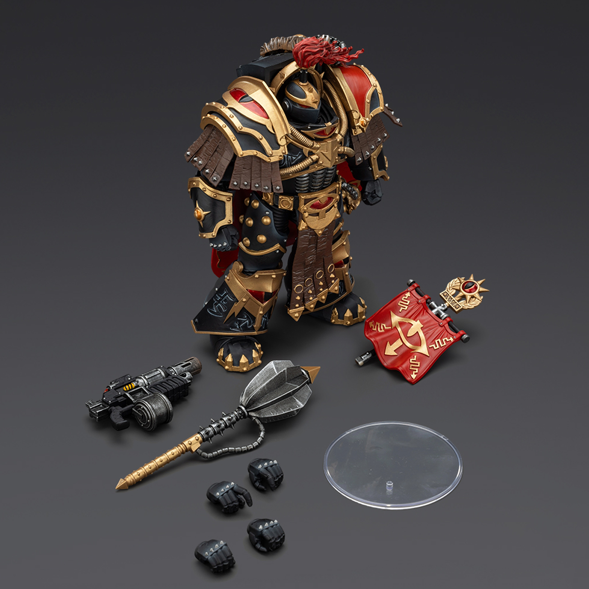 JOYTOY Warhammer The Horus Heresy 1/18 Action Figure Sons of Horus Legion Cataphractii Praetor with Combi-Melta and Power Maul Collection Model 15Age+ Birthday Gift Pre-Order