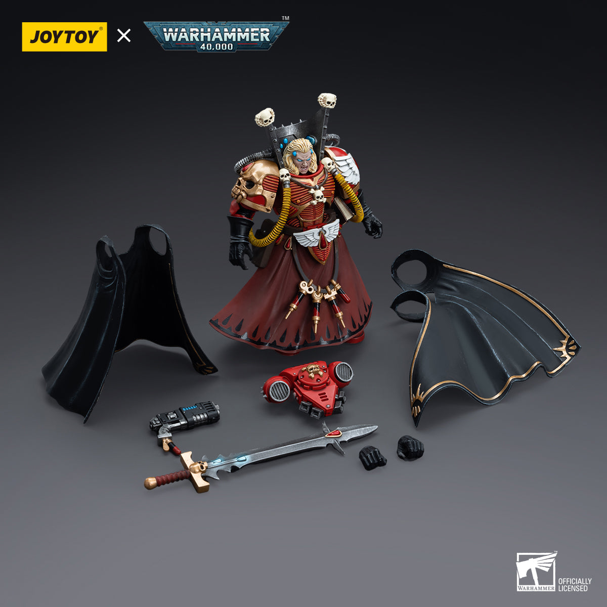 JOYTOY Action Figure 1/18 Blood Angels Mephiston Model Birthday Gifts