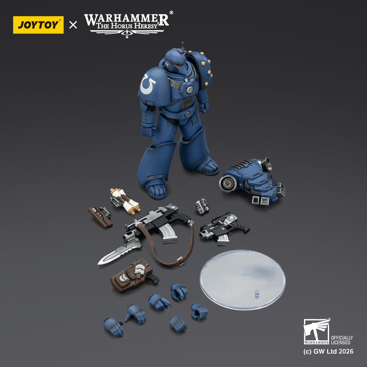 JOYTOY 1/18 Warhammer 40,000 Action Figure Ultramarines MKVI Tactical Legionary Collection Model Pre-Order