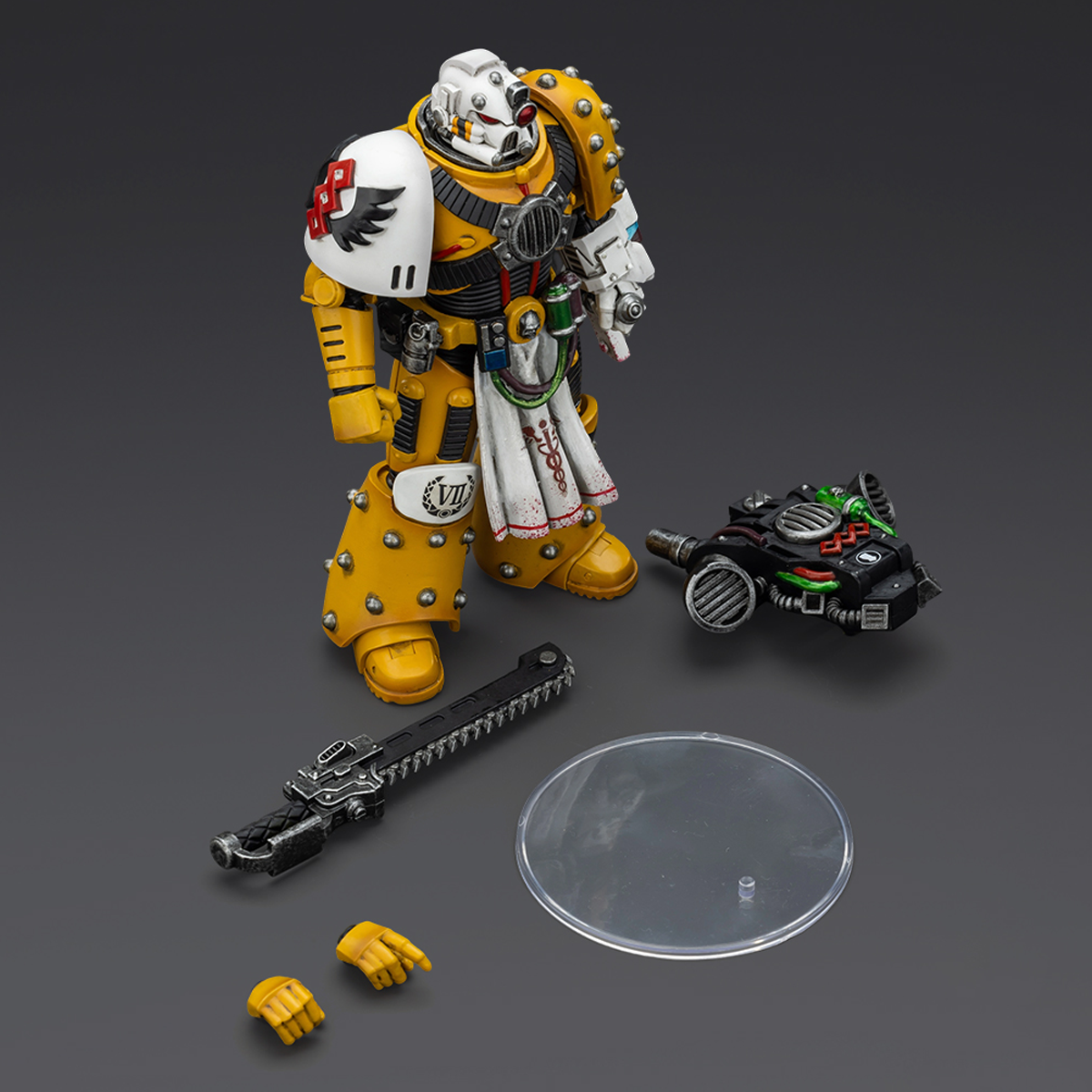 JOYTOY Warhammer 40K 1/18 Action Figure Imperial Fists Legion Apothecary Collection Model 15Age+ Birthday Gift Pre-Order
