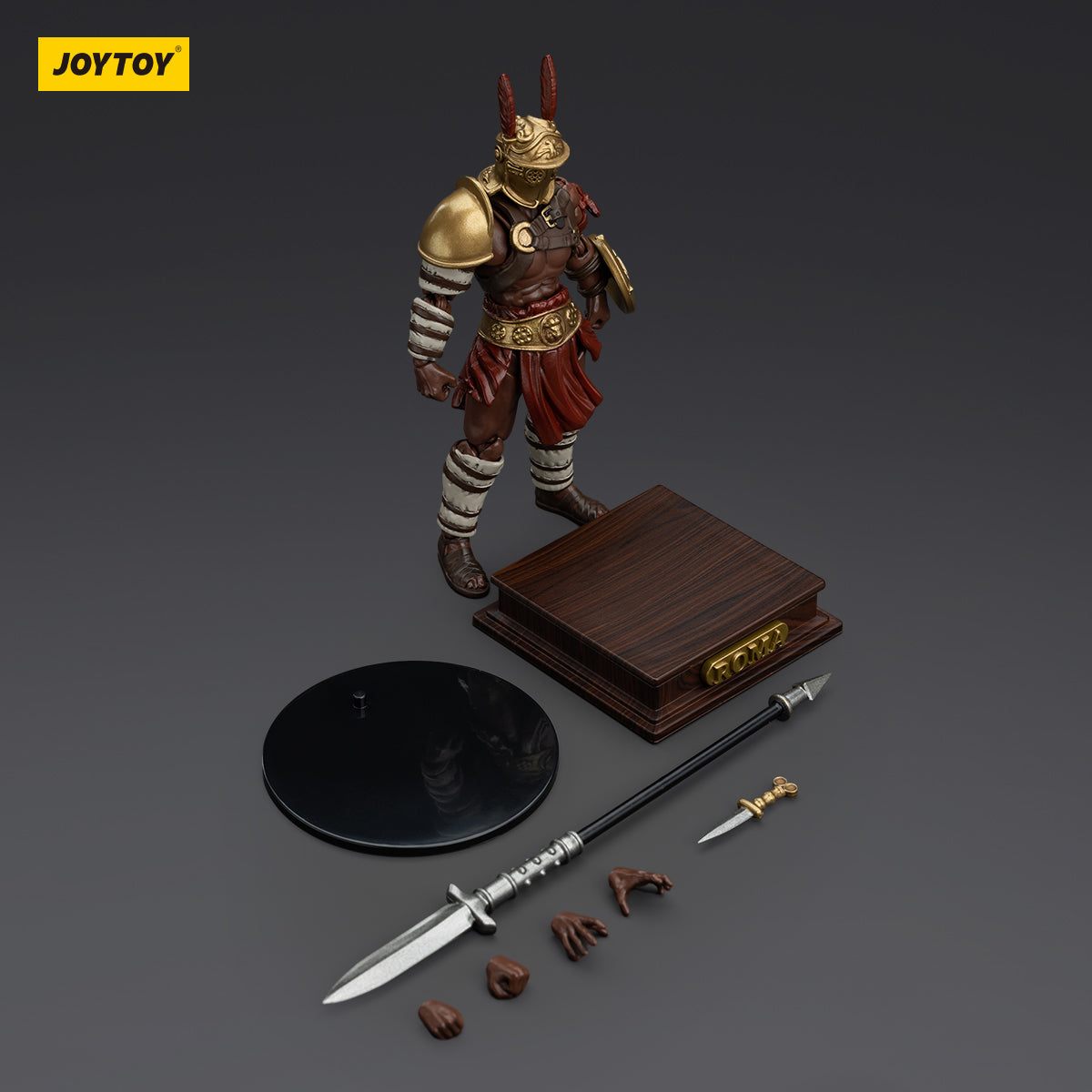 JOYTOY Action Figure 1/18 Roman Gladiator Hoplomachus Model Birthday Gifts