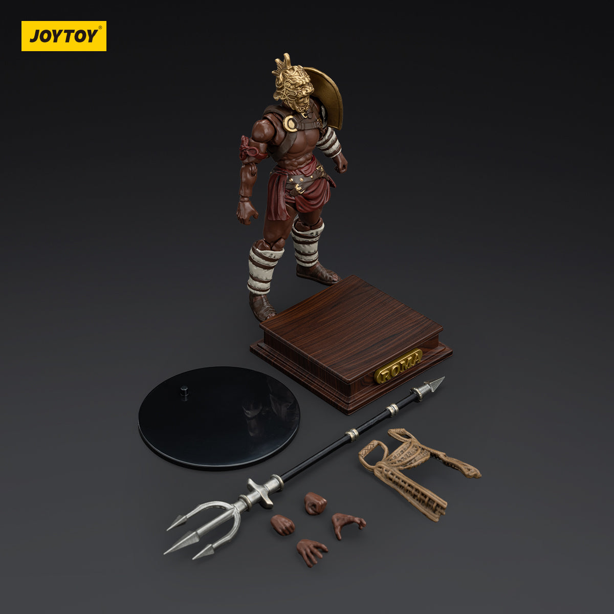 JOYTOY Action Figure 1/18 Roman Gladiator Retiarius Gladiator Model Birthday Gifts