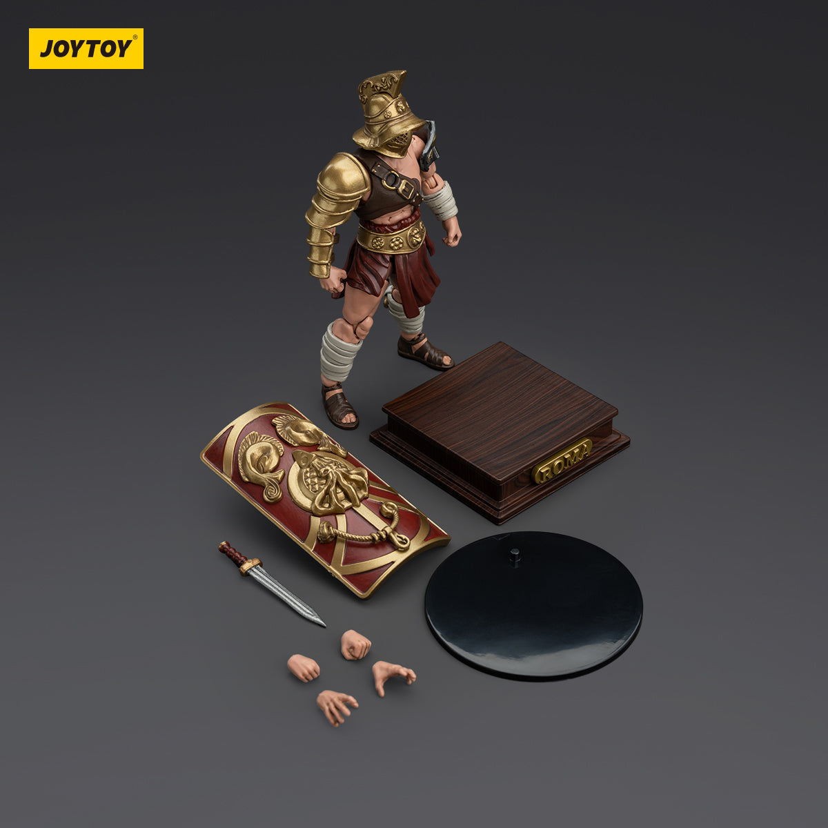 JOYTOY Action Figure 1/18 Roman Gladiator Murmillo Model Birthday Gifts