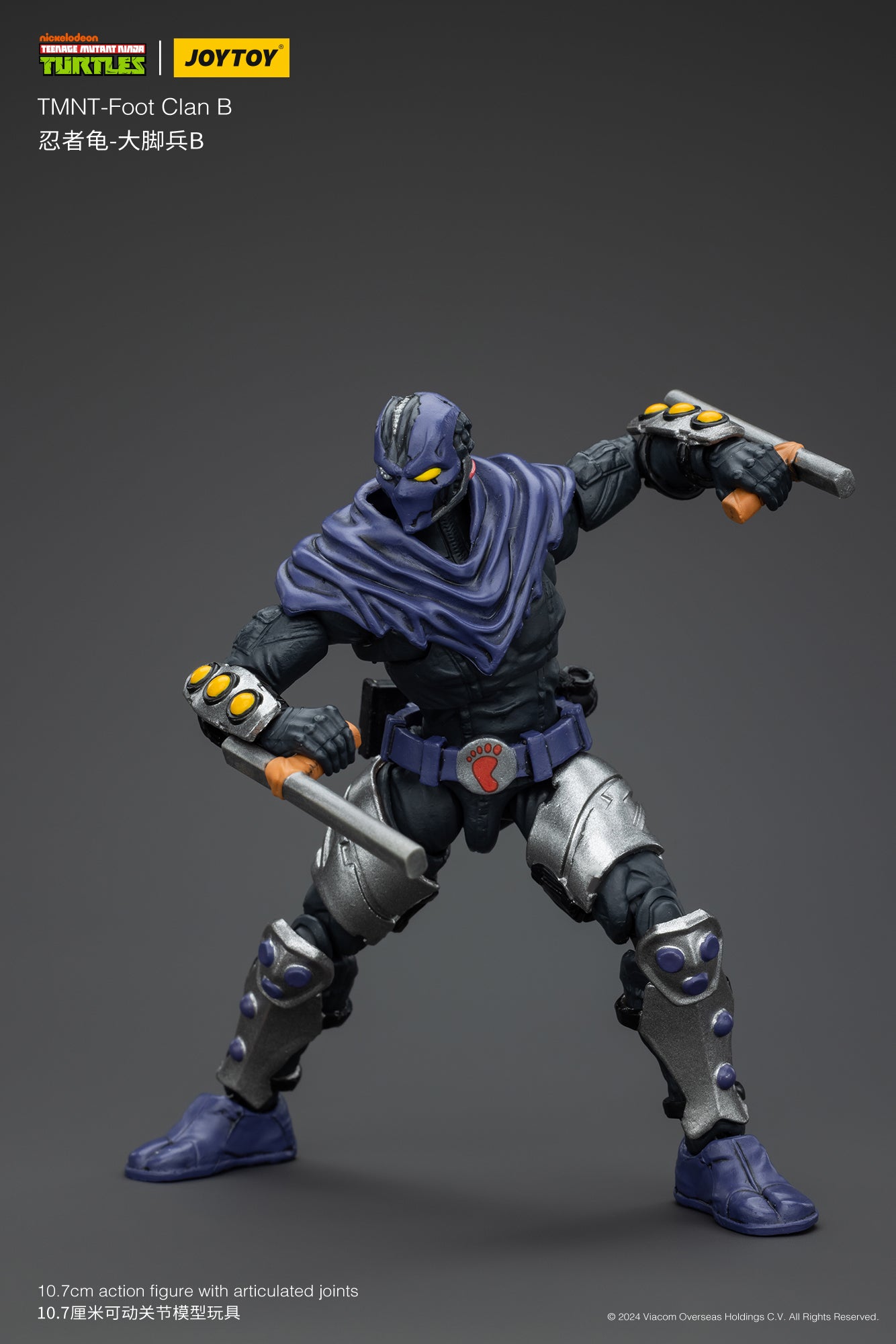JOYTOY TMNT 1/18 Action Figure TMNT Foot Clan B Collection Model Birthday Gifts JT00171
