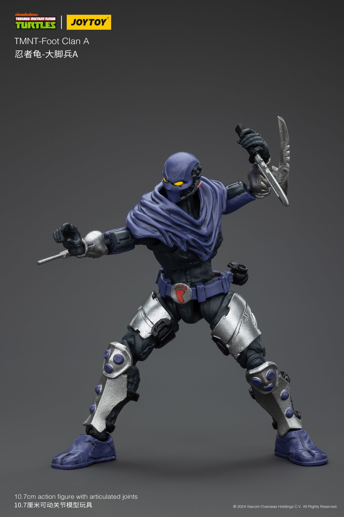 JOYTOY TMNT 1/18 Action Figure TMNT Foot Clan A Collection Model Birthday Gifts JT00164
