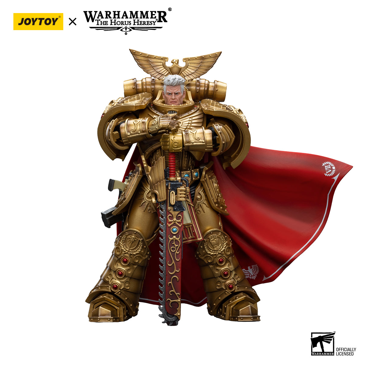 JOYTOY Warhammer The Horus Heresy Imperial Fists Rogal Dorn, Primarch of the Vllth Legion