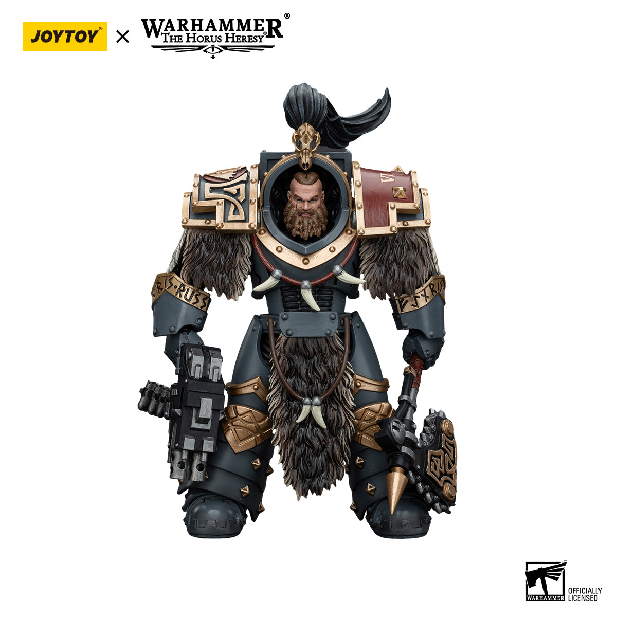 JOYTOY Action Figure 1/18 Space Wolves Varagyr Wolf Guard Squad Varagyr Terminator 4 Model Birthday Gifts